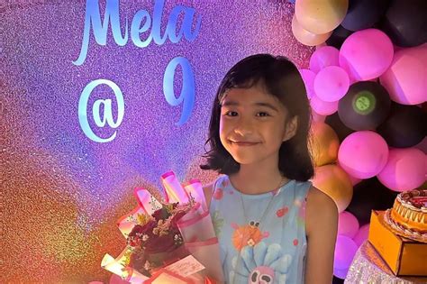 Melai, Jason's daughter Mela turns 10 .